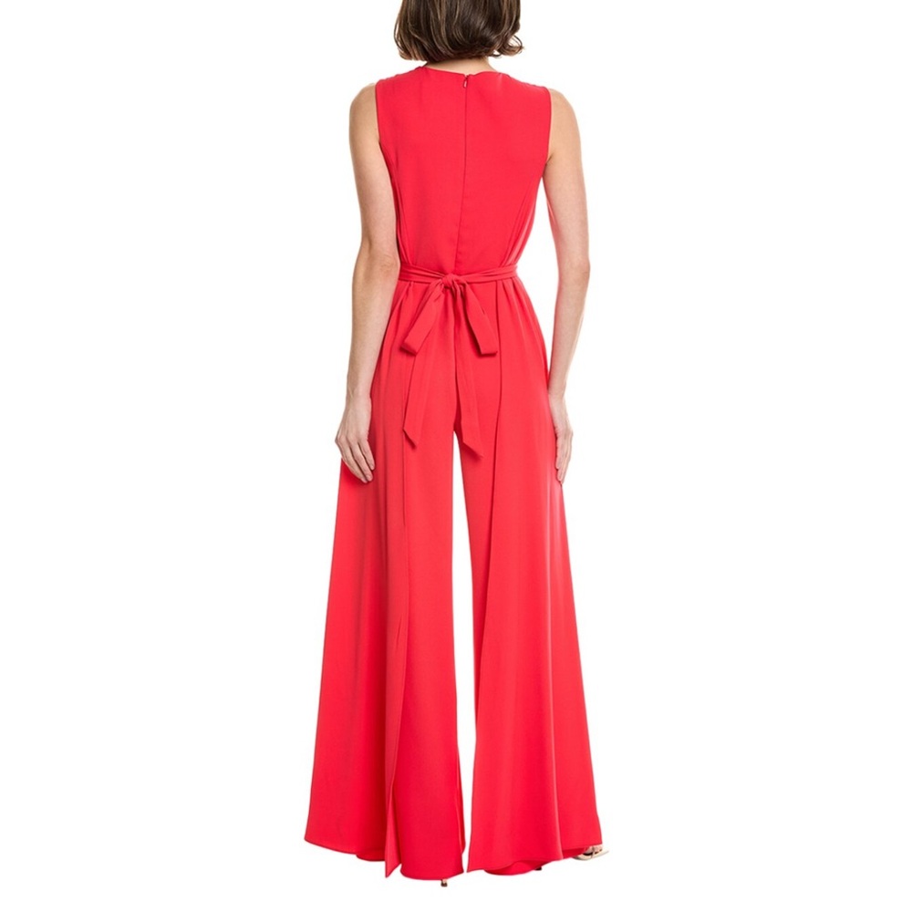 Black Halo Eve Alistar Wide-Leg Jumpsuit Size 6 NWT - Picture 2 of 8